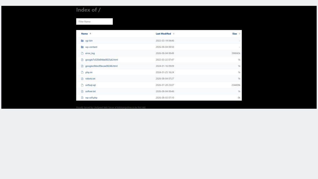Screenshot of kidstrampolines.co.ke