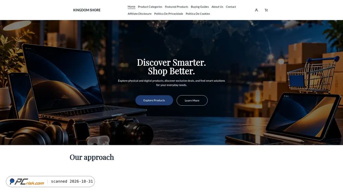 Screenshot van kingdomshore.com