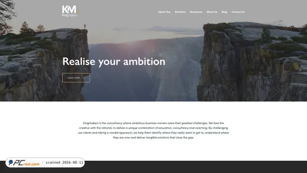kingmakersgroup.co.uk screenshot