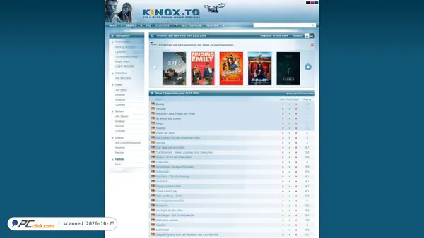 Captura de kinox.to