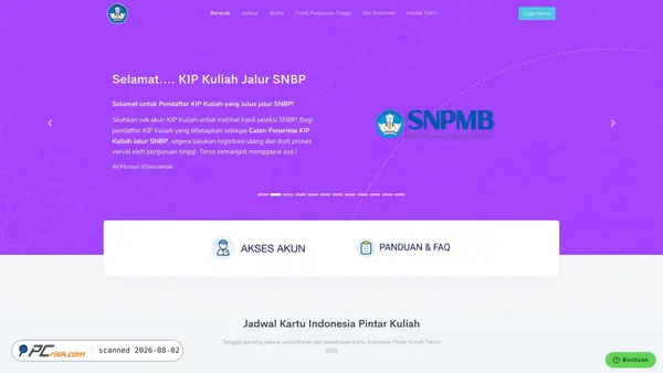 kip-kuliah.kemdiktisaintek.go.id screenshot