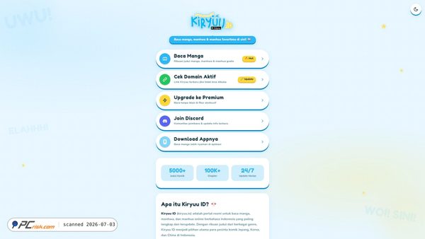 kiryuu.io screenshot