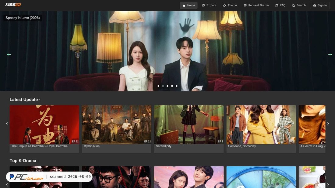 Screenshot of kisskhtv.top
