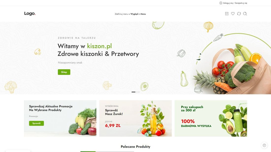 Screenshot of kiszon.pl