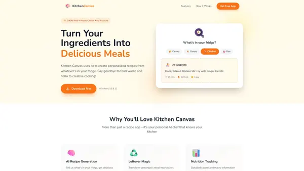 kitchen-canvas.com Screenshot
