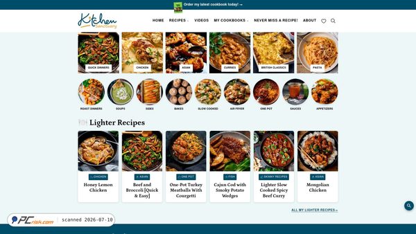 kitchensanctuary.com screenshot