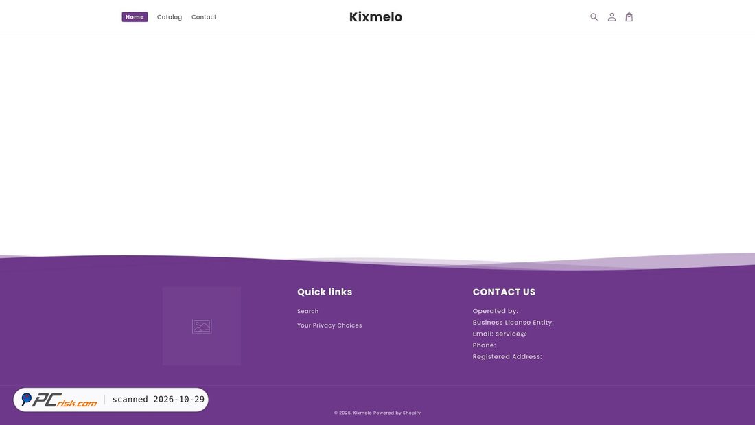 Capture d’écran de kixmelo.com