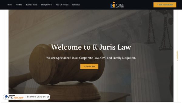 kjurislaw.com screenshot
