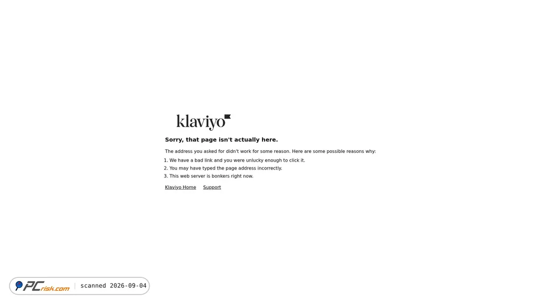 Screenshot di kla4.io