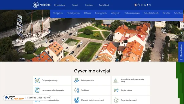 klaipeda.lt Screenshot