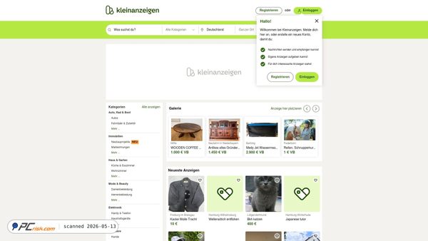 kleinanzeigen.de screenshot