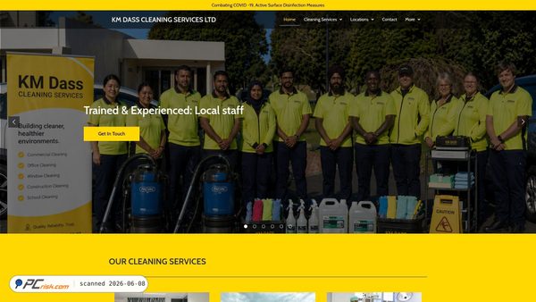 kmdasscleaning.co.nz screenshot