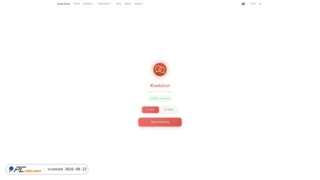 Zrzut ekranu knot.chat