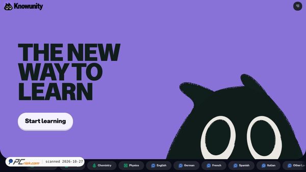 Captura de knowunity.com