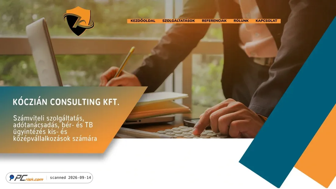 Screenshot di koczian.com