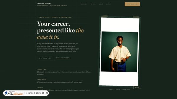 kolapocareercoach.org Screenshot