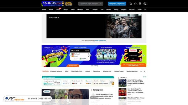 kompas.com screenshot