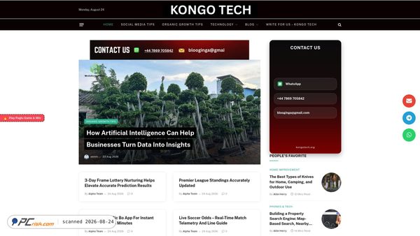 kongotech.org screenshot