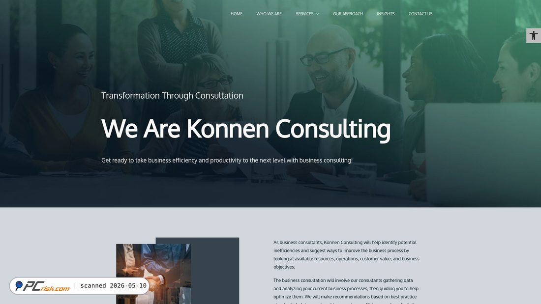 Screenshot di konnenconsulting.com