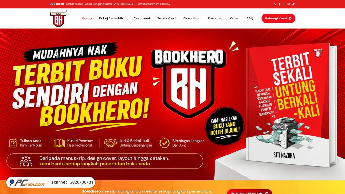 Screenshot von konsultasi.bookhero.my