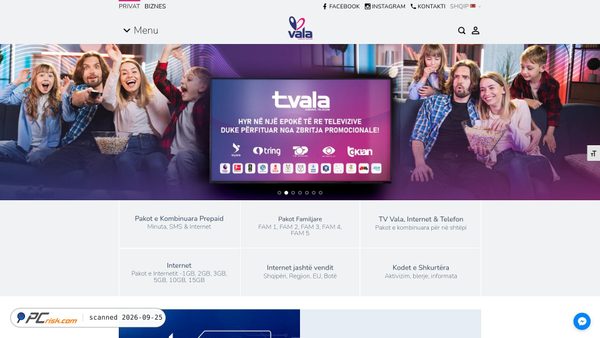 kosovotelecom.com screenshot