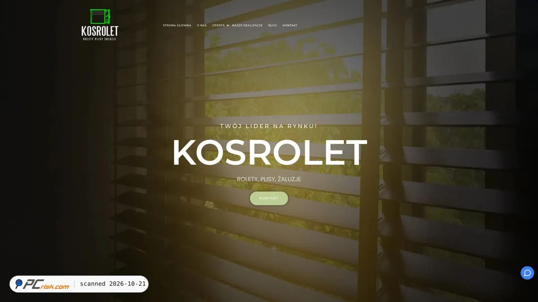 Screenshot of kosrolet.com.pl