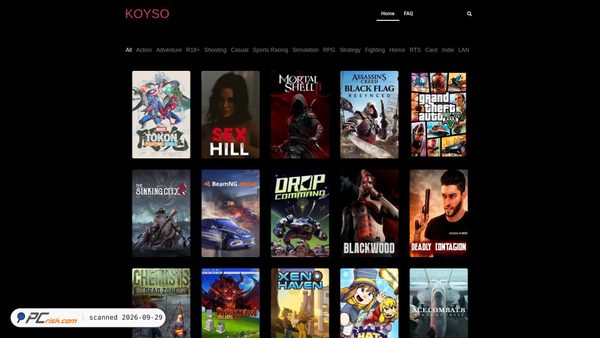 koyso.net screenshot
