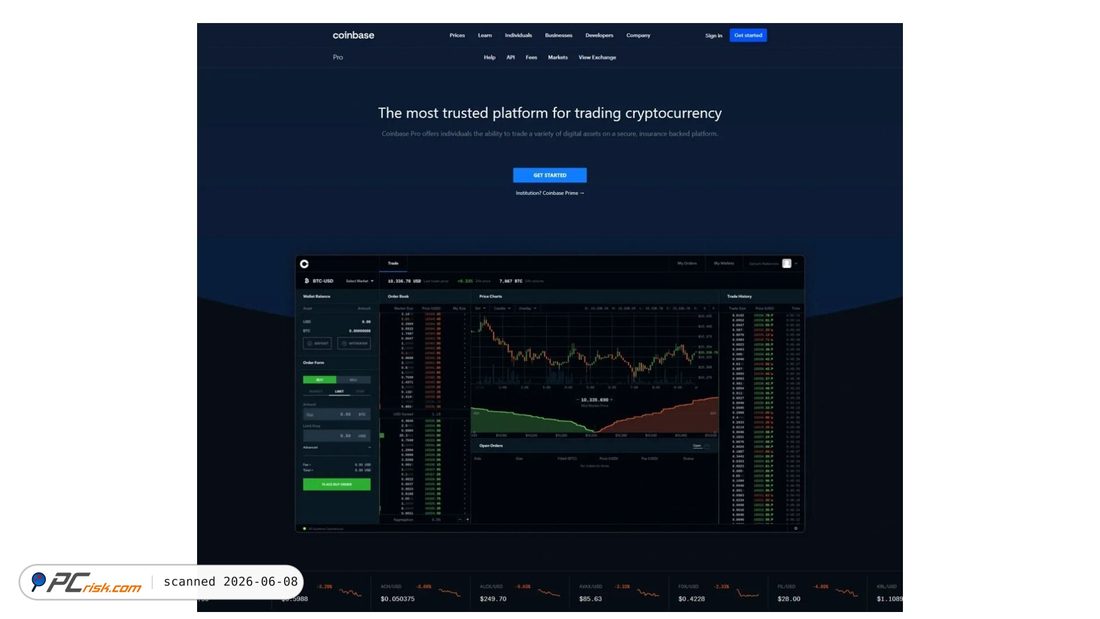 Screenshot di kqinbasepro_iogin.godaddysites.com