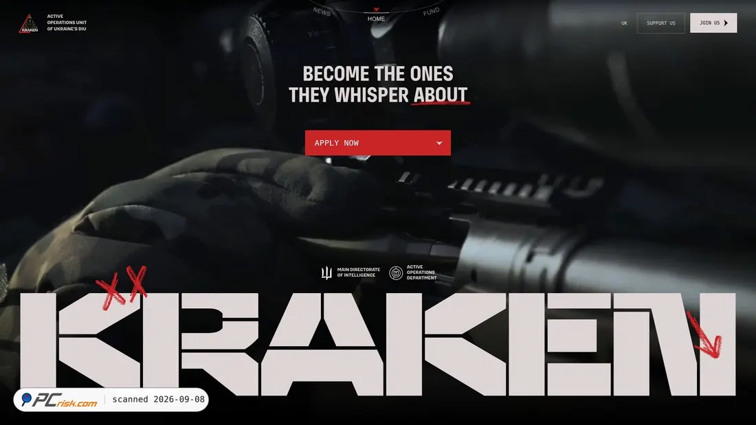Screenshot di kraken-gur.army