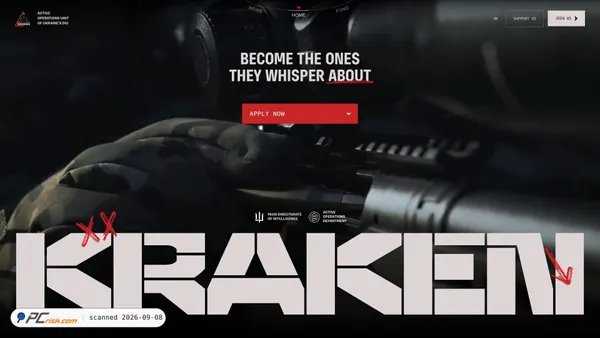 Screenshot di kraken-gur.army