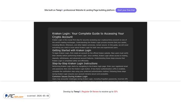 kraken-login-cdns.tem3.io screenshot