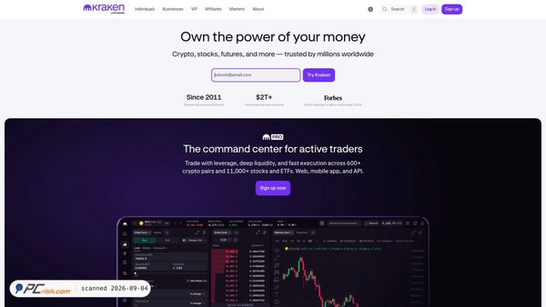 kraken.com Screenshot