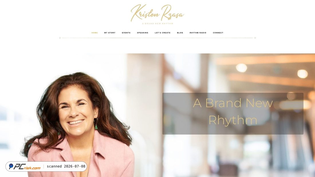 Screenshot of kristenrzasa.com