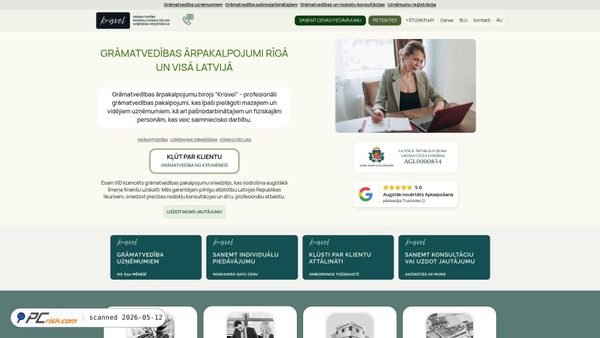 krisvel.lv screenshot