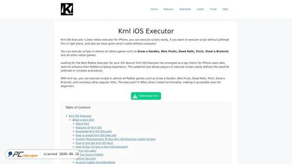 krnlios.com screenshot