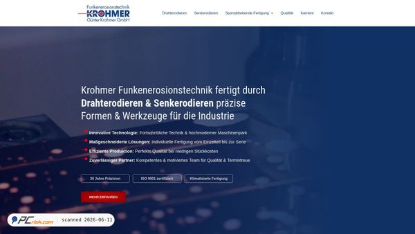 krohmer-gmbh.de screenshot