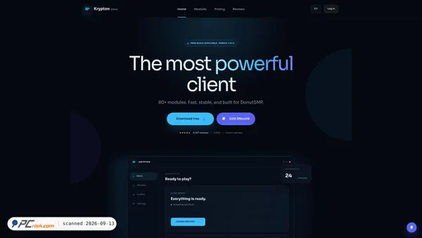 krypton-client.lol Screenshot