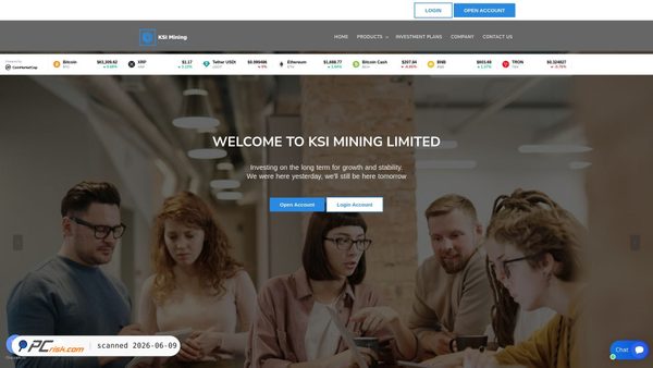 ksimininglimited.com screenshot