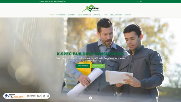 kspec.com.au screenshot
