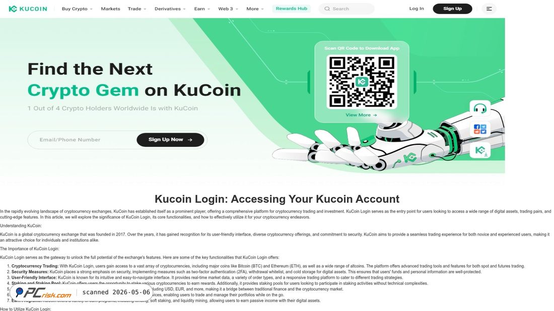 Screenshot von kucainlogiinn.webflow.io