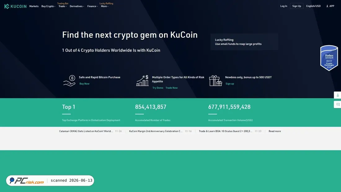 Screenshot di kucoin_loiigin.godaddysites.com