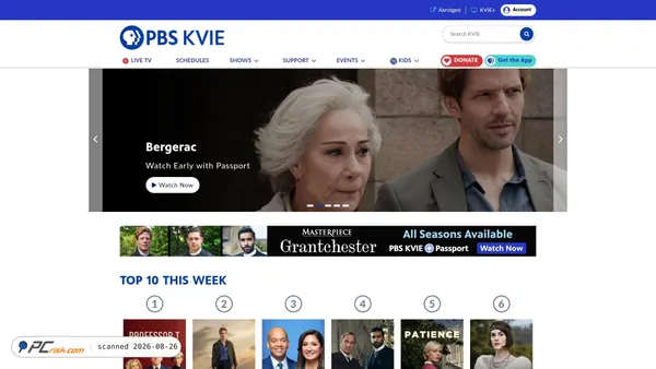 kvie.org screenshot