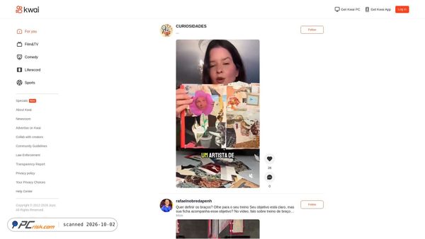kwai.com Screenshot