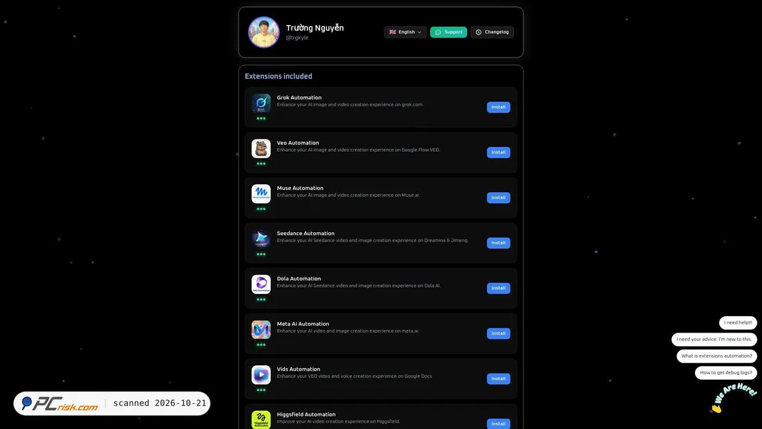 Screenshot di kylenguyen.me