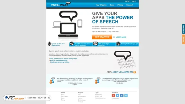 l-www.vocalware.com screenshot