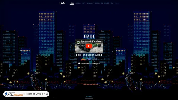 lab.blueinteger.eu screenshot