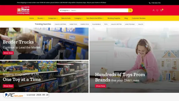 Captura de lacretehomehardware.ca