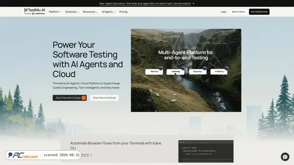 lambdatest.com screenshot
