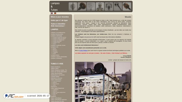 lampes-et-tubes.info screenshot