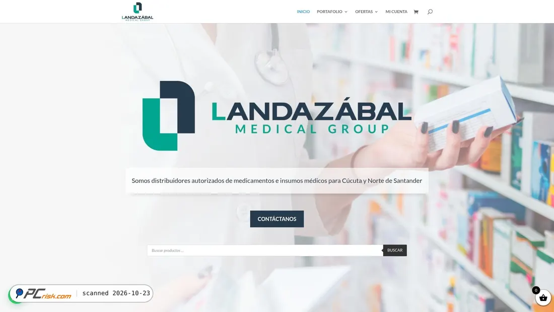 Screenshot of landazabalmedicalgroup.com